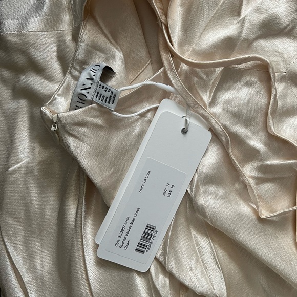 NWT Shona Joy La Lune Ruched Bodice Maxi Dress - Picture 9 of 11